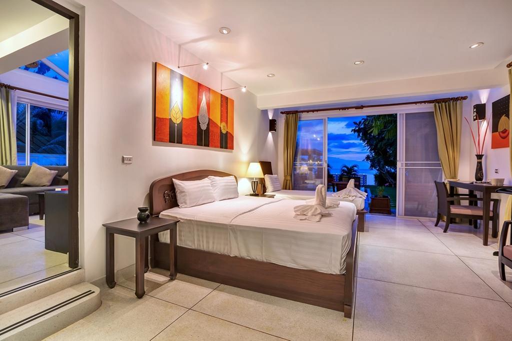Emerald Sands - Beach Front 4 Bed Pool Villa Ko Samui Zimmer foto