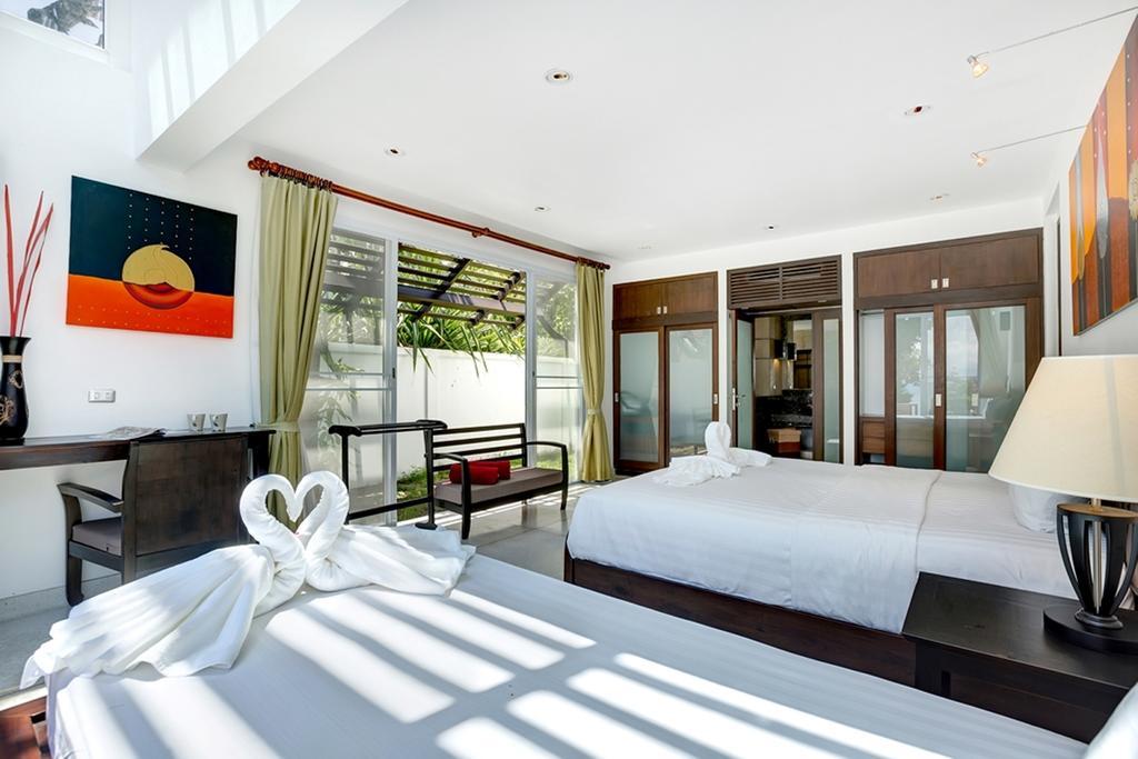 Emerald Sands - Beach Front 4 Bed Pool Villa Ko Samui Zimmer foto