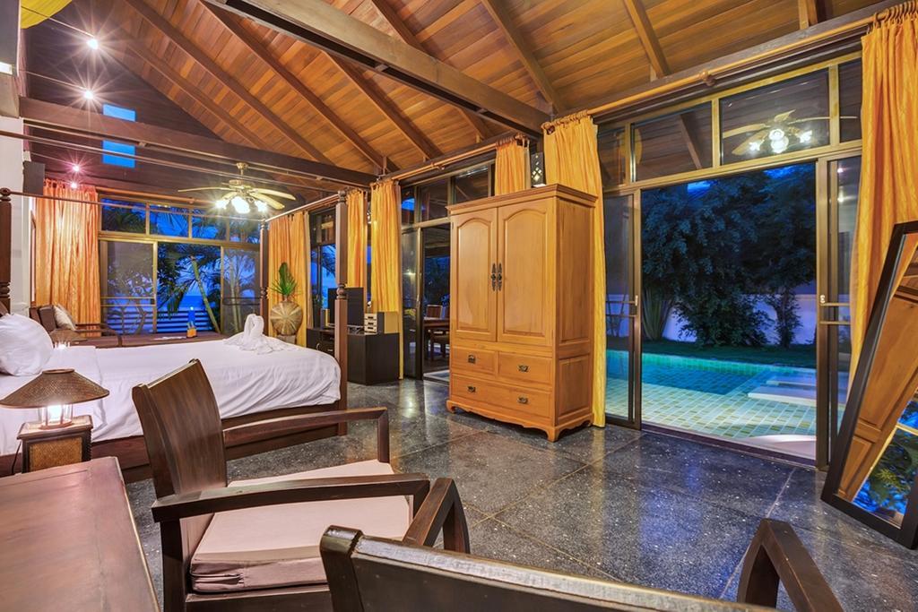 Emerald Sands - Beach Front 4 Bed Pool Villa Ko Samui Zimmer foto