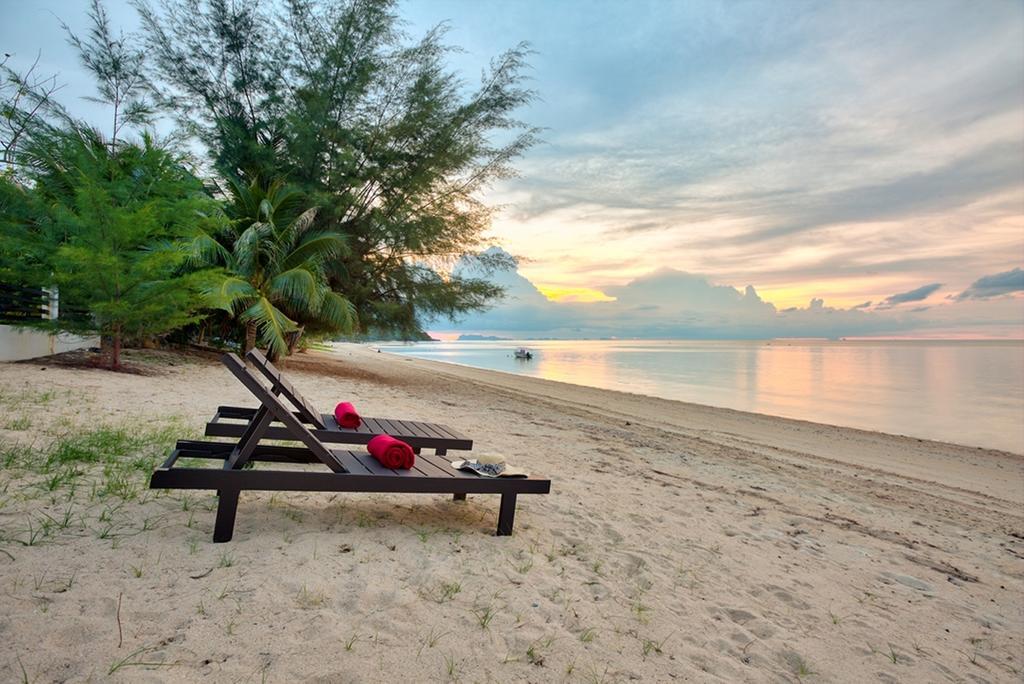 Emerald Sands - Beach Front 4 Bed Pool Villa Ko Samui Zimmer foto